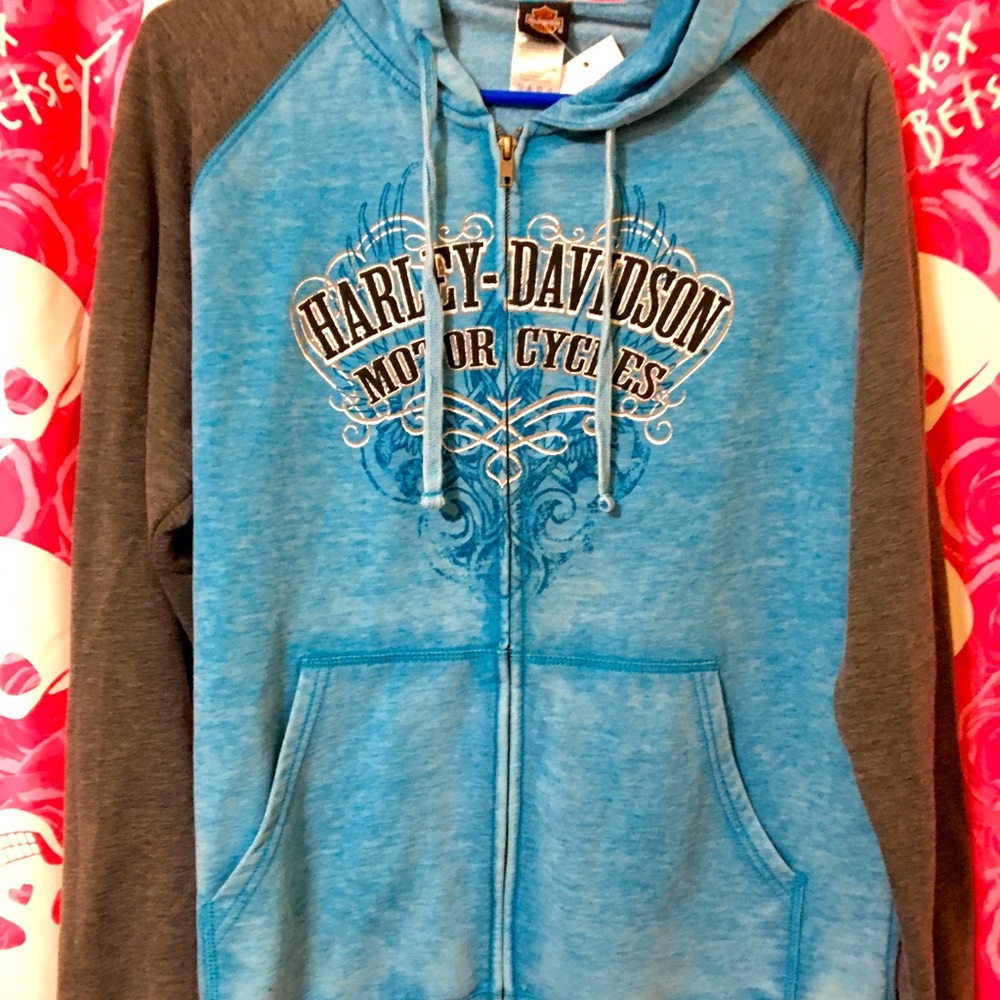 Women’s Harley Davidson full zip hoodie